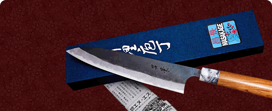Mizu style knife by Masakage.