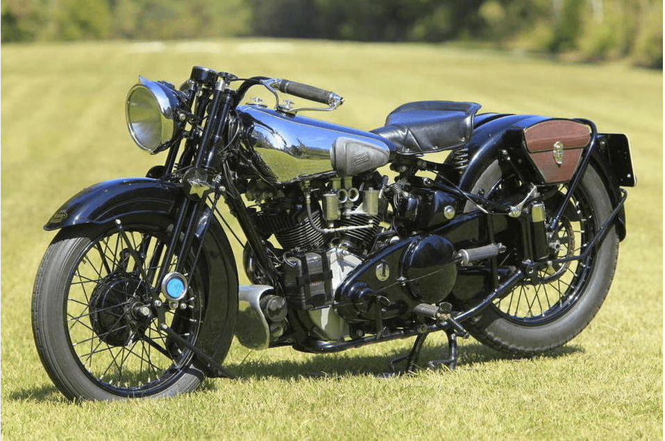 1938 Brough Superior SS100 as restored by Jack Graham Motorcycles of Sydney, Australia and US restorer Vic Olsen.