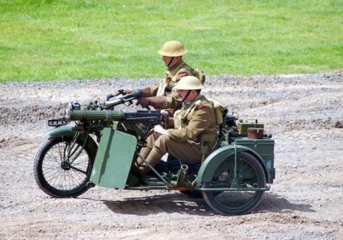 1916/17 Matchless-Vickers 8B2/M Russian Military Motorcycle Combination