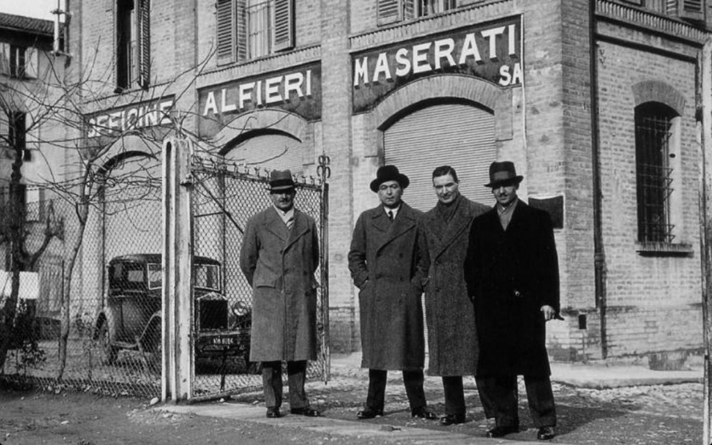 The Maserati brothers at O.S.C.A. in  San Lazzaro di Savena, Bologna. (PIcture courtesy of Flickr.com)