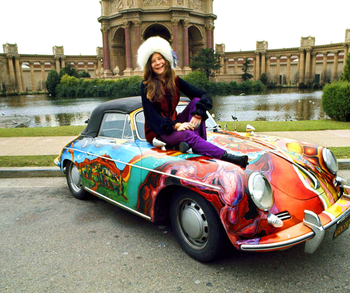 Janis Joplin and her Porsche 356C