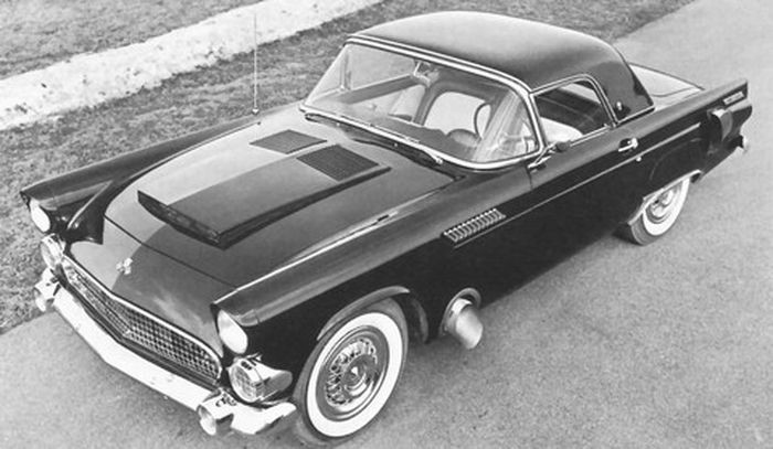 The 1955 Ford Thunderbird experimental car powered by a Boeing gas turbine. There is no record of this car having been fuelled with Tequila as it was not sent to Mexico, but it almost certainly would. (Picture courtesy hemmings.com).