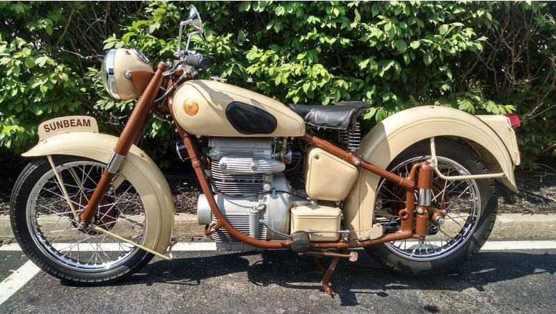 The Sunbeam S8 is a refined motorcycle and was designed to be excellent with a sidecar. (Picture courtesy cycletrader.com).