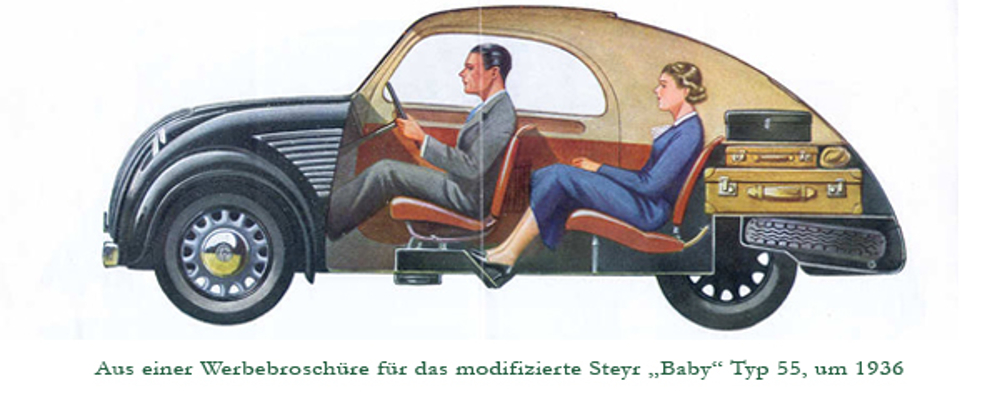 The Steyr 50 and 55 were a more conventional design. (Picture courtesy deutsches-museum.de)