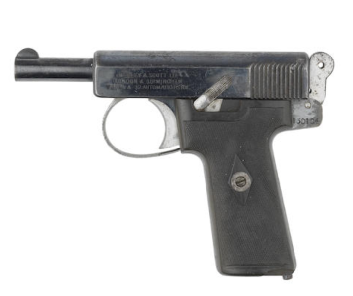 Winston Churchill’s Model 1913 Webley Automatic Pistol