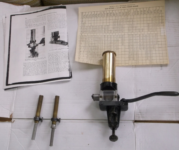 The Belding and Mull Visible Powder Measure