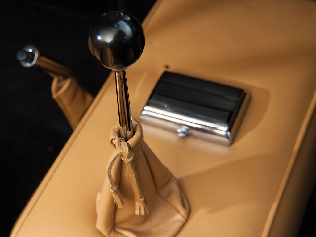 Being a sixties vintage luxury car the 250 GT has a cigar lighter that was not installed so one could connect one's iPhone. (Picture courtesy RM Sotherby's).