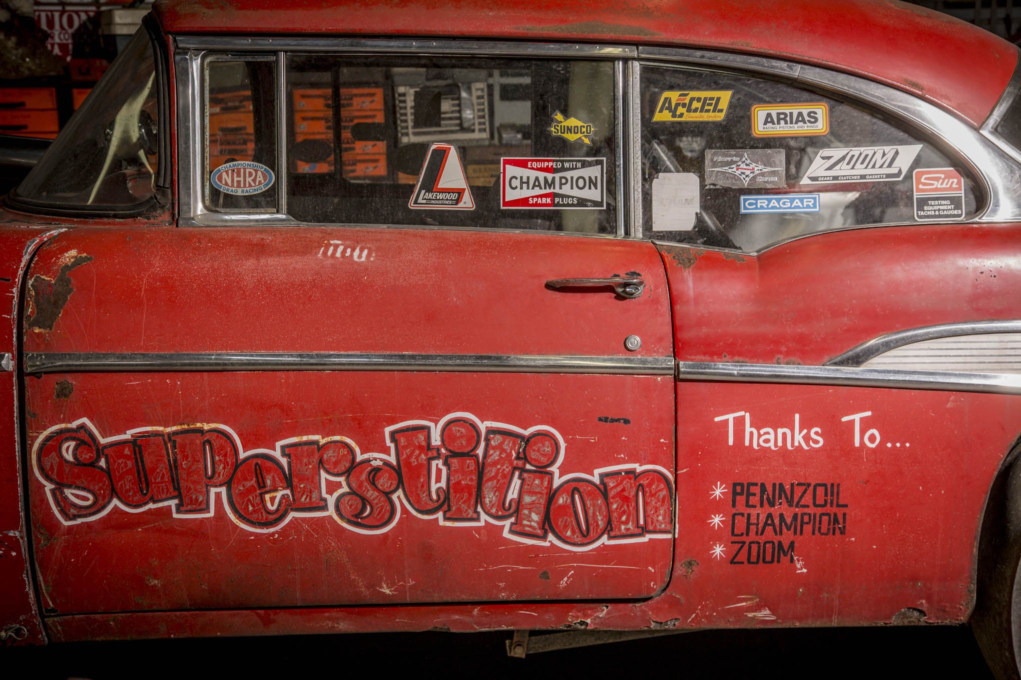 '57 Chevy Gasser: The resurrection of "Superstition" - Revivaler