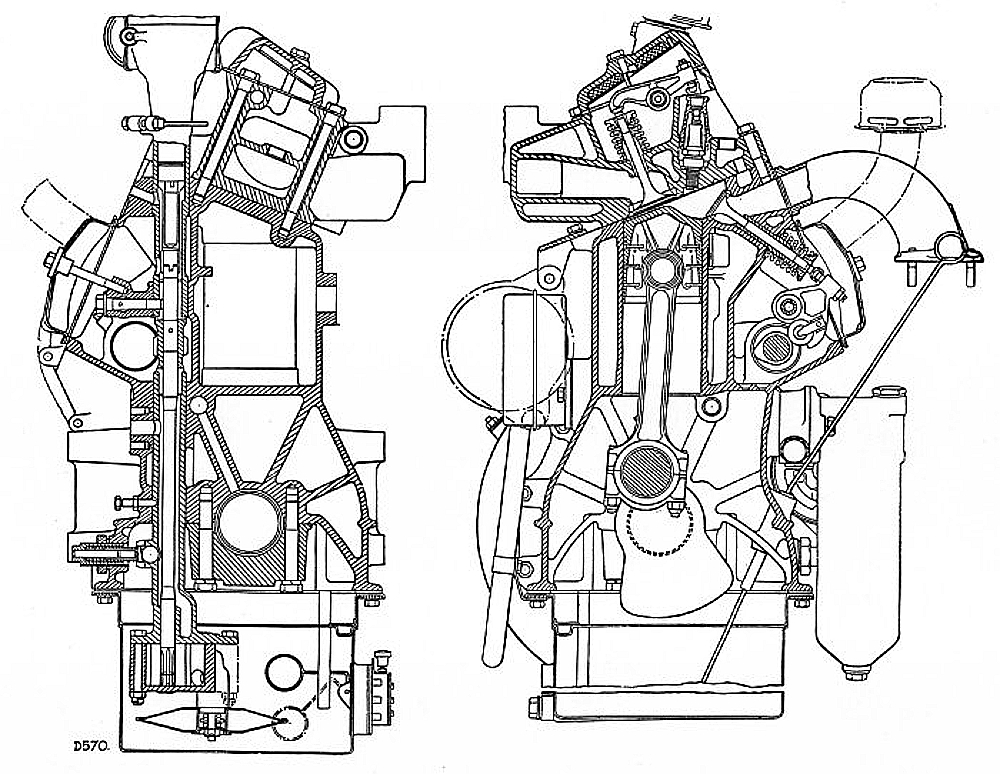 Jack Swain's design is one of the best examples of the inlet over exhaust principle in action. (Picture courtesy head2head.free-online.co.uk).