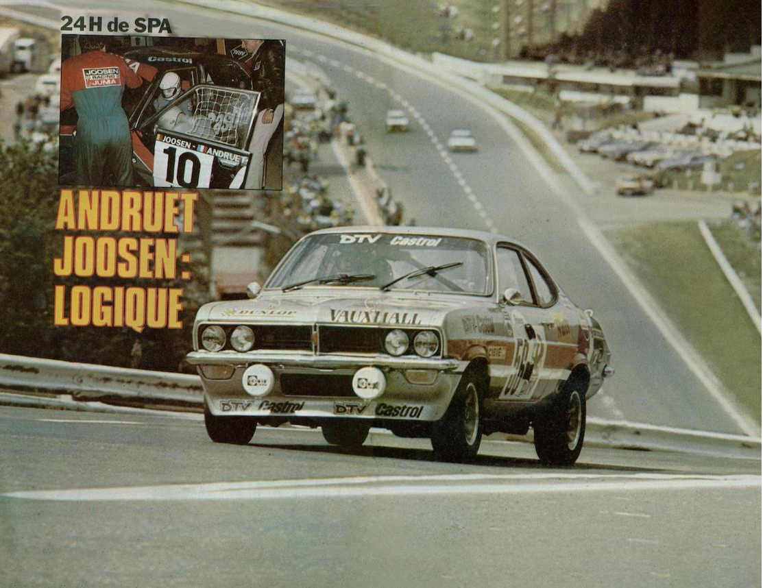 Car number 56 at the 1977 Spa 24 Hour. (Picture courtesy Bonhams).