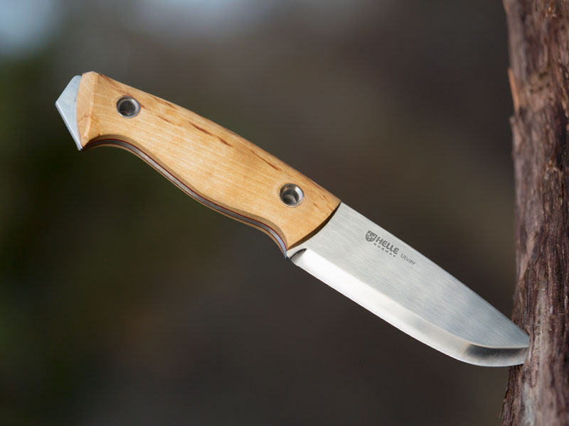 The Helle Utvaer features a rugged full tang construction and a wood handle that will respond well to refined linseed oil treatment. (Picture courtesy Helle).
