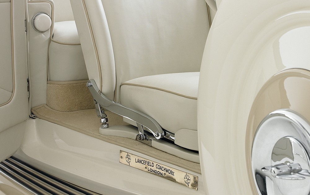 The interior of the Lancefield is beautifully done in a luxurious style. (Picture courtesy Alvis Car Company).