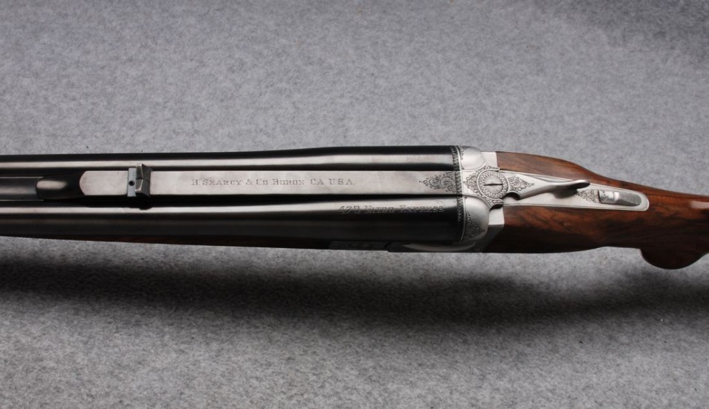 B. Searcy Double Rifle In .470 Nitro Express-6 - Revivaler