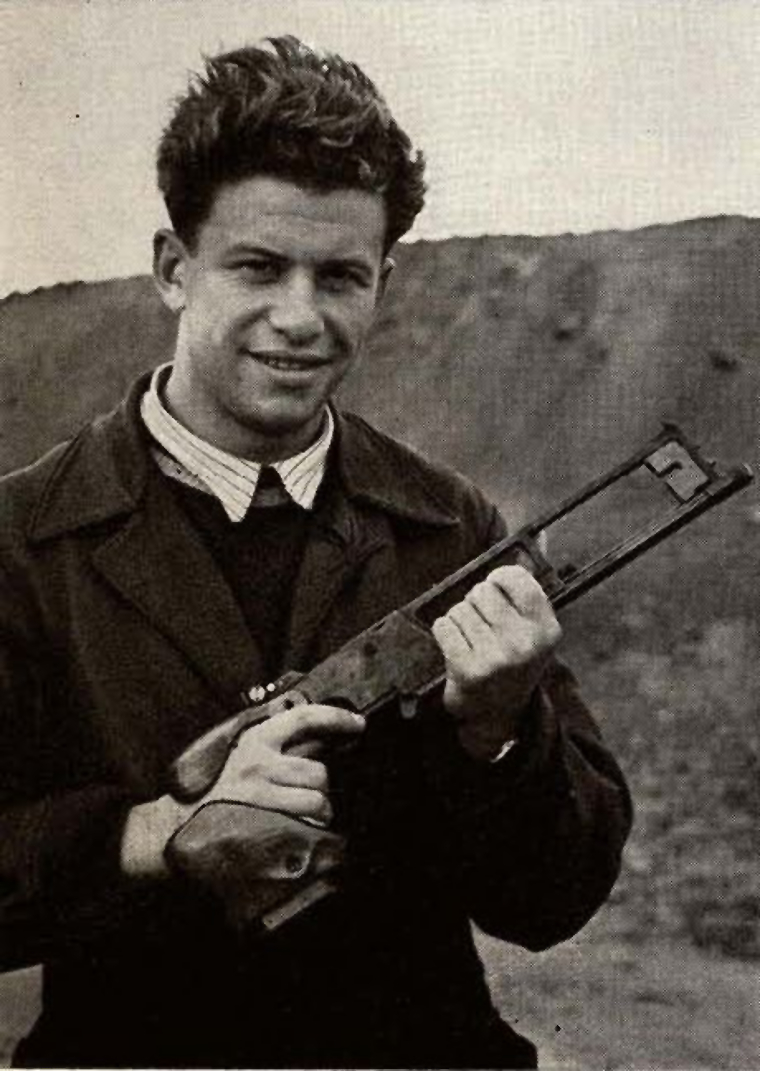 Soviet shooter ... with his ... at the 1956 Melbourne, Australia, Olympic Games. Picture courtesy toyfj40.freeshell.org-and-a-Guns-Magazines-1958-issue).