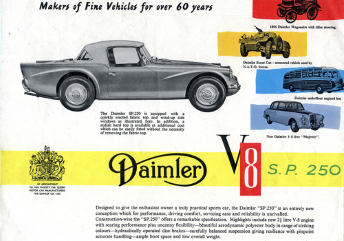 Daimler SP250 Dart Project