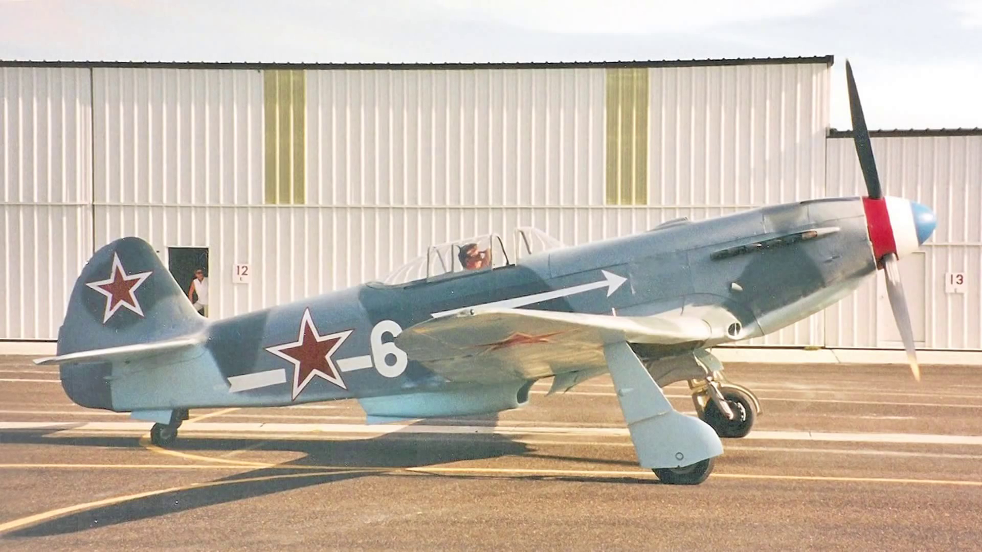 The Yakovlev Yak 3 has a wide undercarriage for stability in landing and take off.
