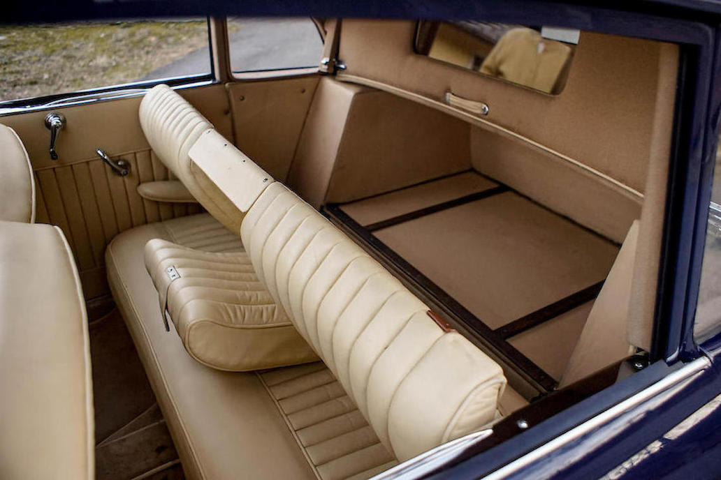 Behind the rear seat is a compartment that would be ideal for keeping a BREN or a take down sniper's rifle and a stash of Bolo Mauser pistols.