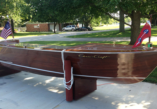 17 ‘ Chris Craft Wooden Speed Boat Bar