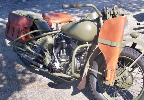 Harley Davidson WLA Army Motorcycle (Restored)