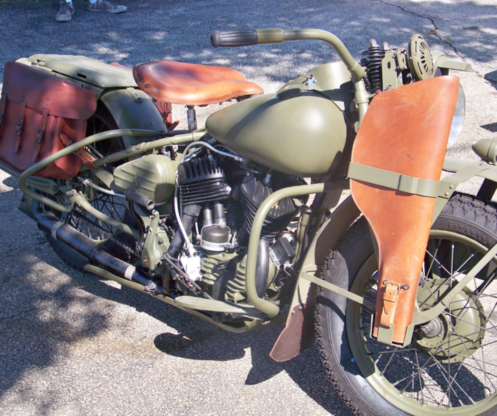 Harley Davidson WLA Army Motorcycle (Restored)