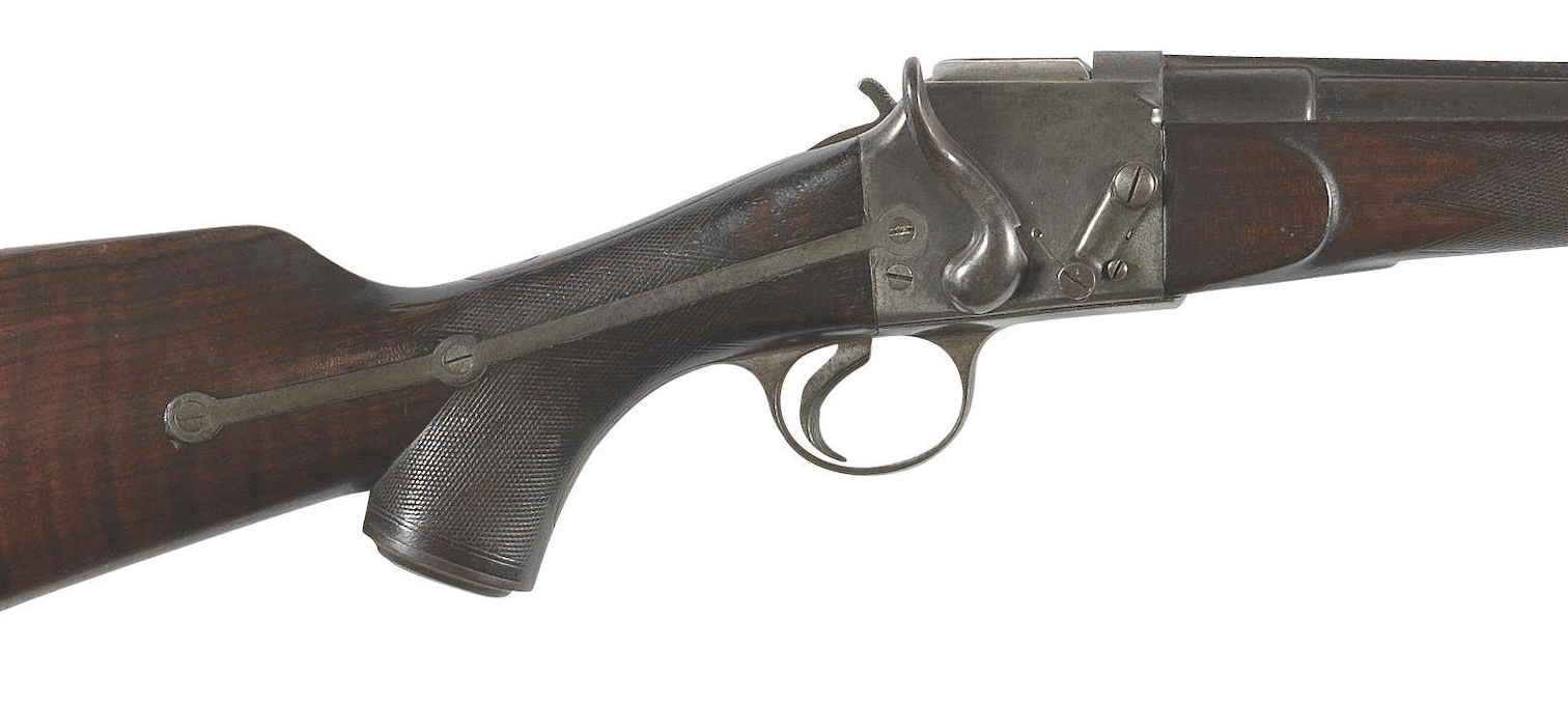 Another example of a Holland and Holland made Field patent rifle showing the stock reinforcing done the same way as on the sale rifle. (Picture courtesy Bonhams).