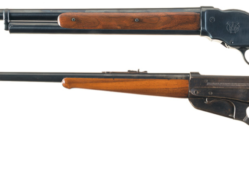 Winchester Model 1887 Shotgun and Model 1895 Rifle