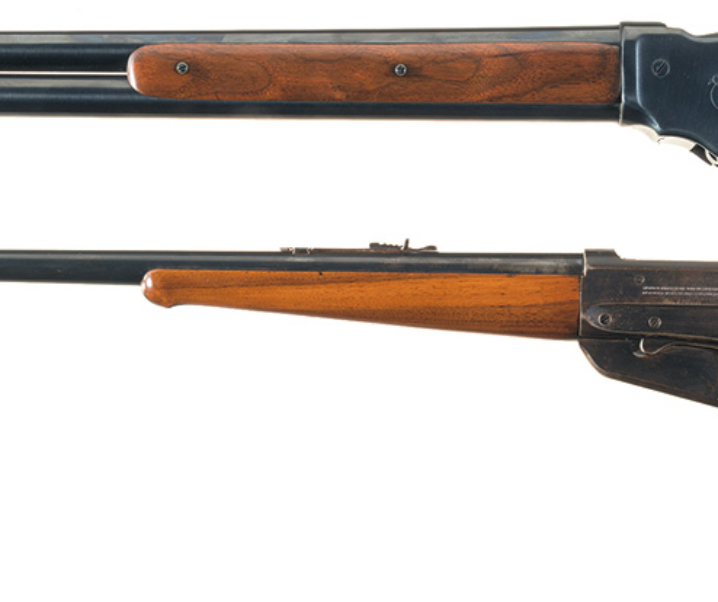 Winchester Model 1887 Shotgun and Model 1895 Rifle