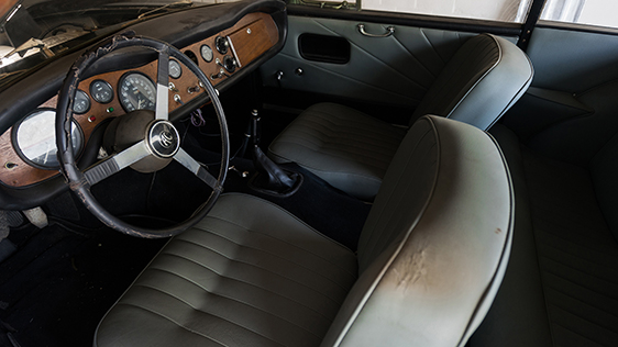 Interior looks to be original complete with correct Smith's gauges.