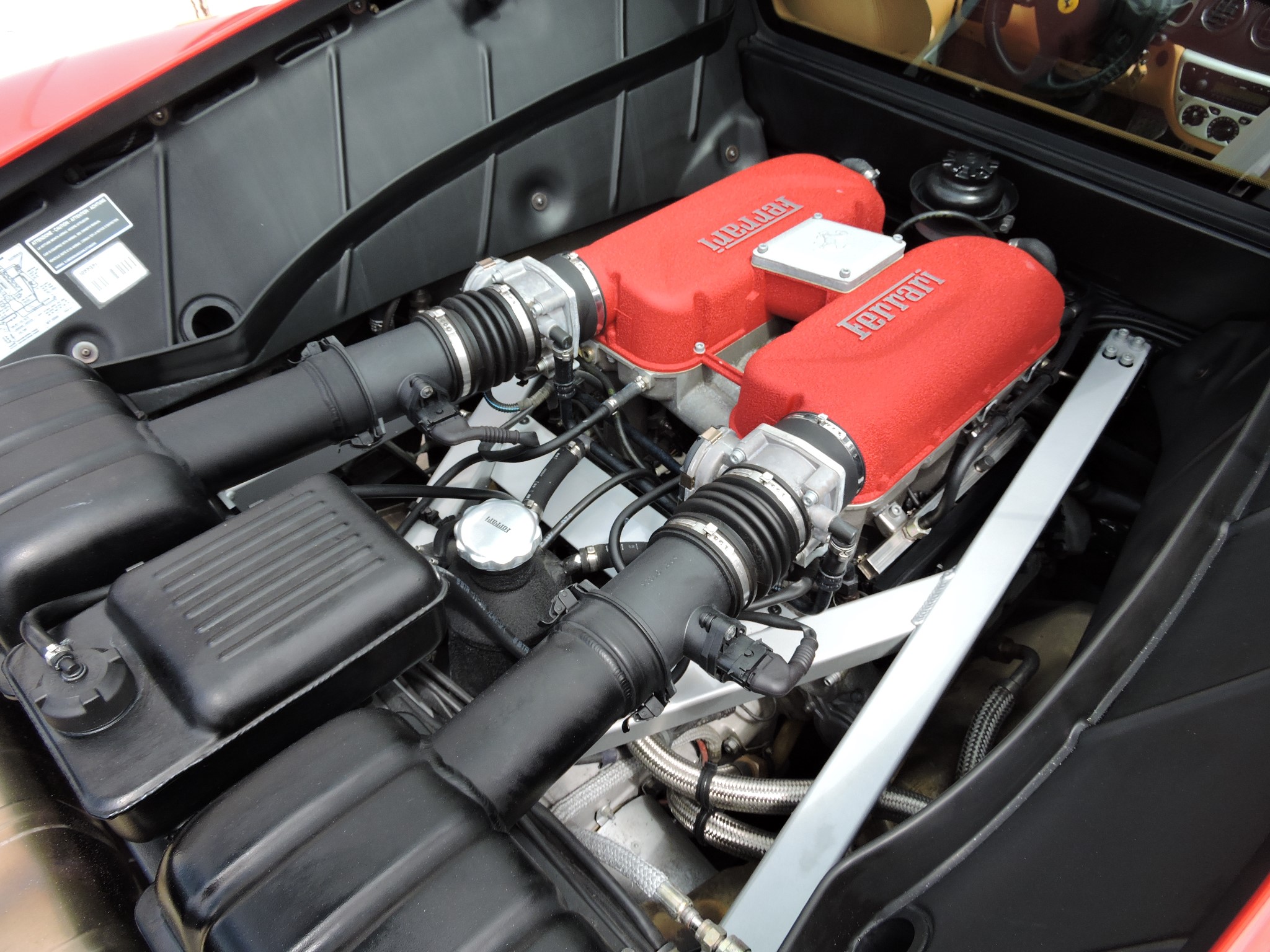The 3.6 liter V8 engine is a tried and reliable unit producing a more than sufficient 400bhp.