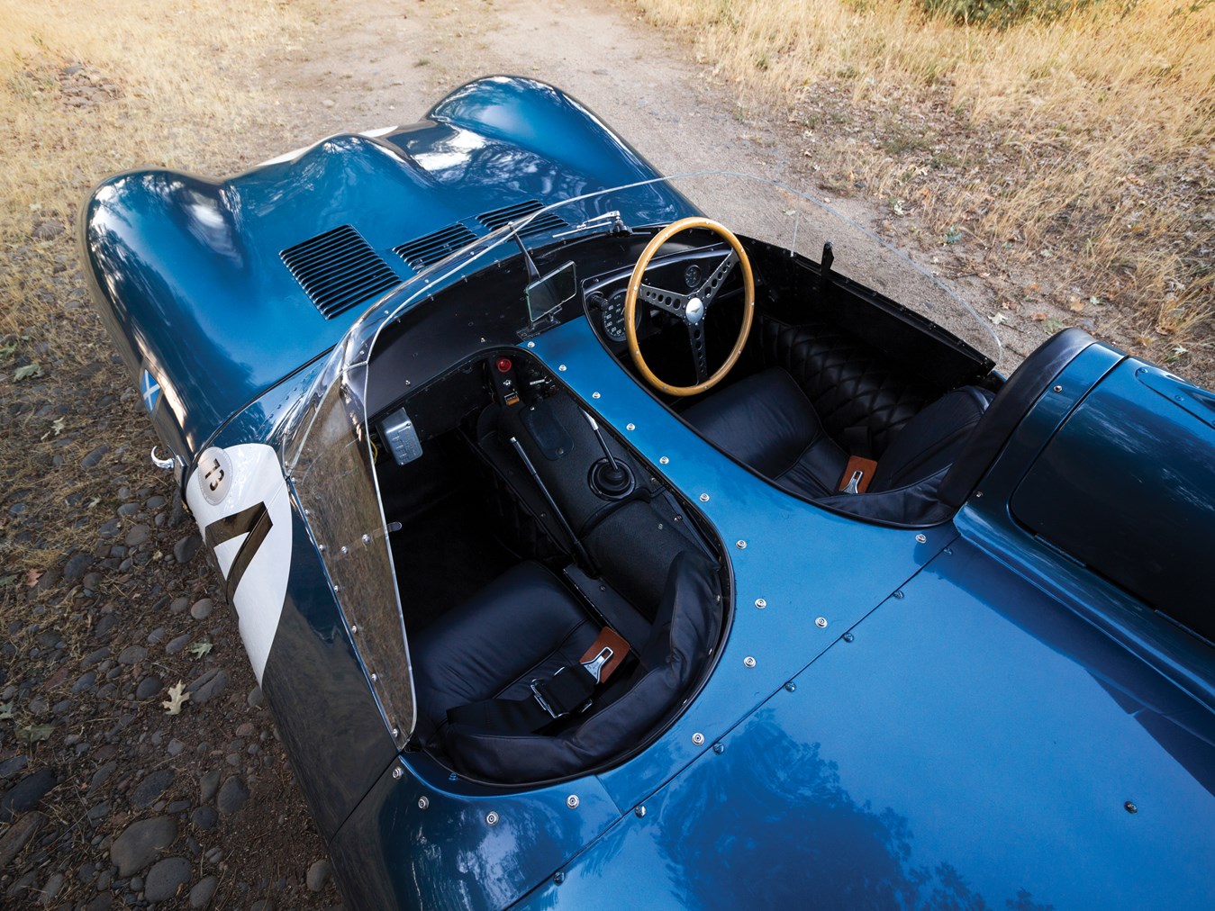 For the 1956 Le Mans full width windscreens were mandated for Series Production Cars. (Picture courtesy RM Sotheby's).