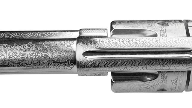 Engraving on the Engraved Cattleman is aesthetic and well done. (Picture courtesy Uberti).
