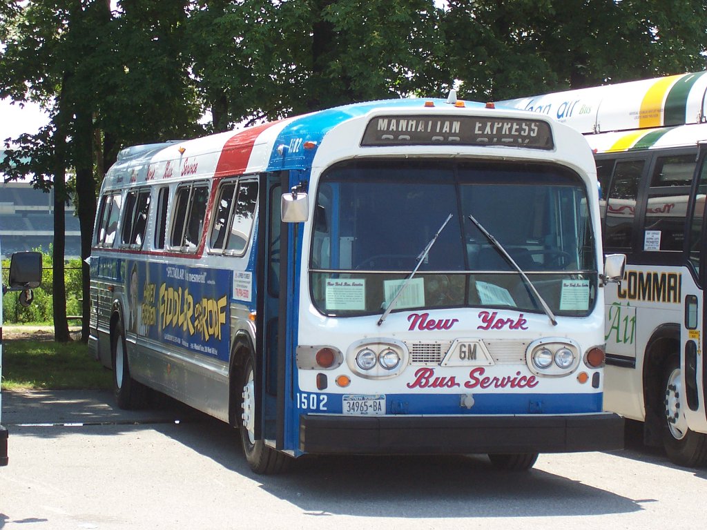 An example of a restored GMC New Look City Bus. (Picture courtesy Wikipedia).