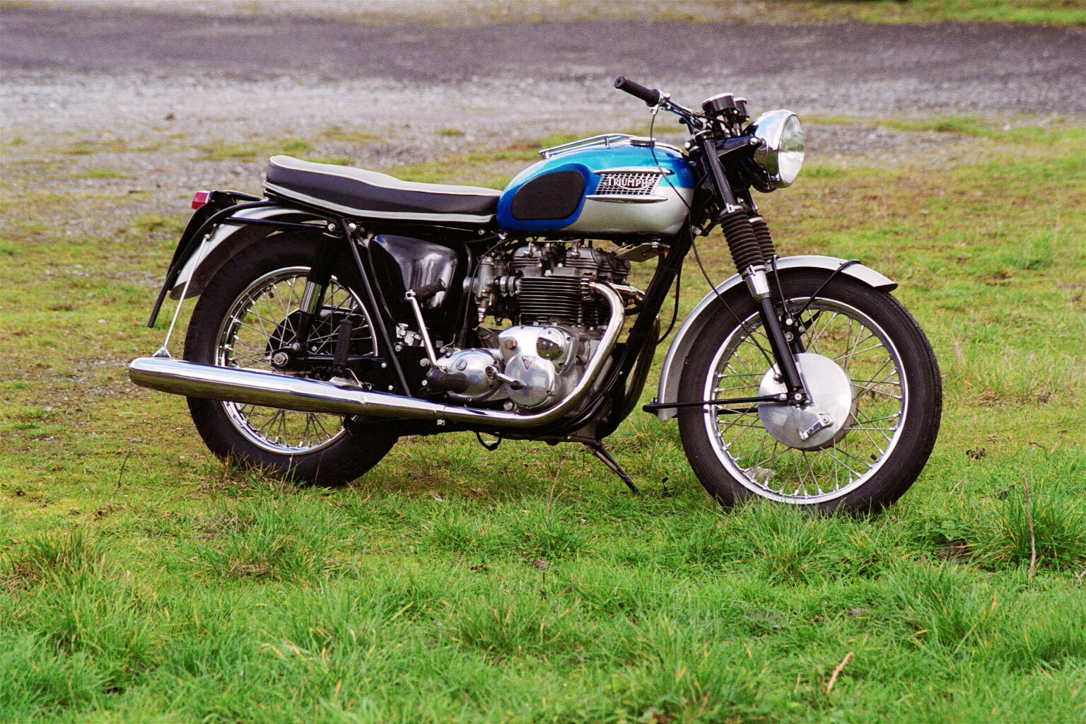 The original 1965 prototype Triumph Trident created by Bert Hopwood and Doug Hele. (Picture courtesy Wikipedia).