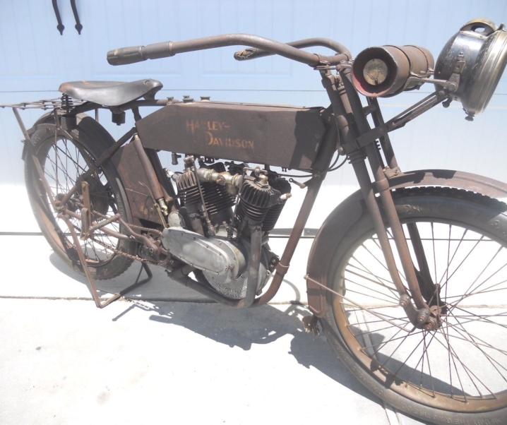 1913 Harley Davidson V Twin Barn Find