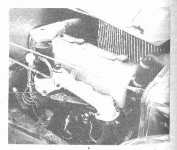 In the 1930's flat head side valve engines were becoming unfashionable. As the Hudson straight eight was a flathead engine George Brough designed an alloy cover for the top of the engine that made it look like an overhead valve engine. (Picture courtesy motorsportmagazine.com).