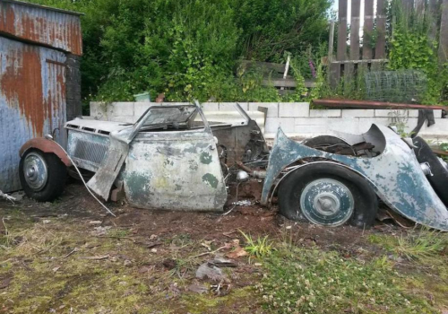 1935 Brough Superior 4.2-Litre Drophead Coupé Yard Find