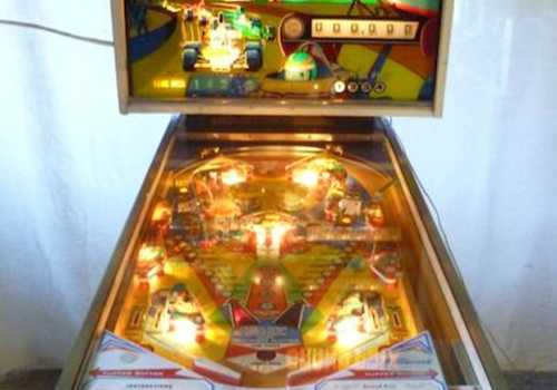 A Grand Prix pinball machine