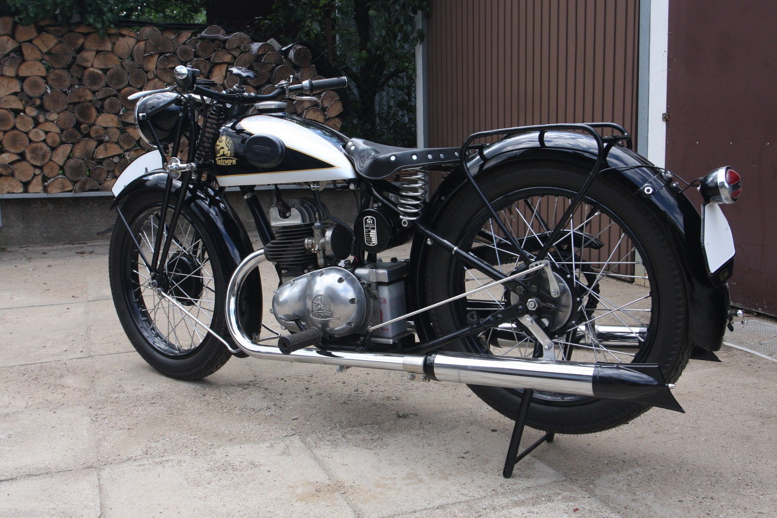 The German TWN motorcycles are distinctive and well made.