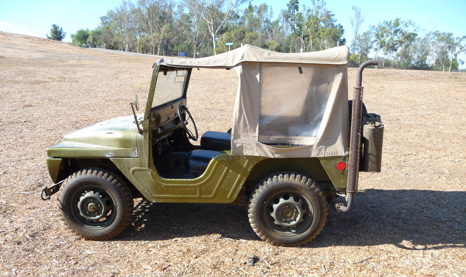 To keep its weight down the AMC Mighty Mite was the first American 4WD vehicle to use an aluminum body.