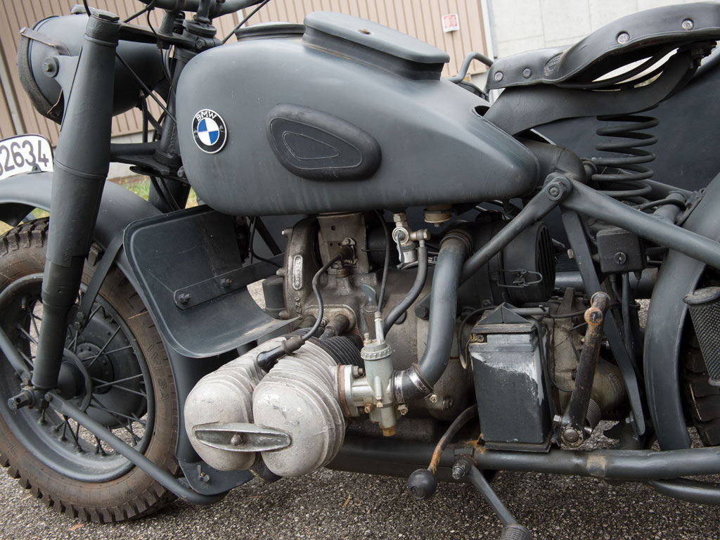 BMW r75 и Урал