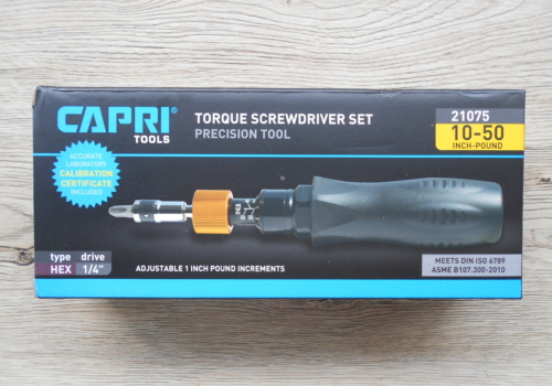 Capri Tools Torque Screwdriver Set