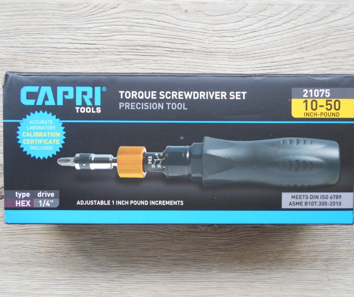 Capri Tools Torque Screwdriver Set