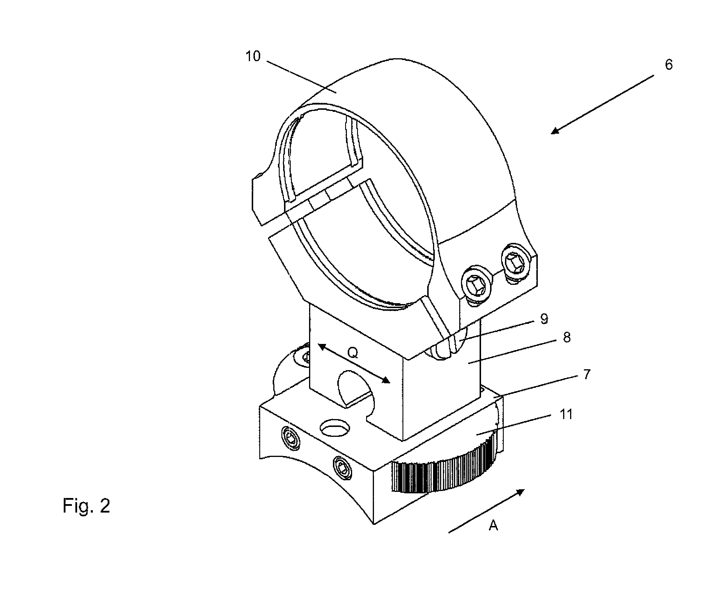 It is common for the top quality European mounts such as the Ernst Apel to use an over center split ring. This allows more force to be applied to the rifle-scope tube and if tightened too much will cause the rifle-scope tube to be deformed. (US Patent picture).