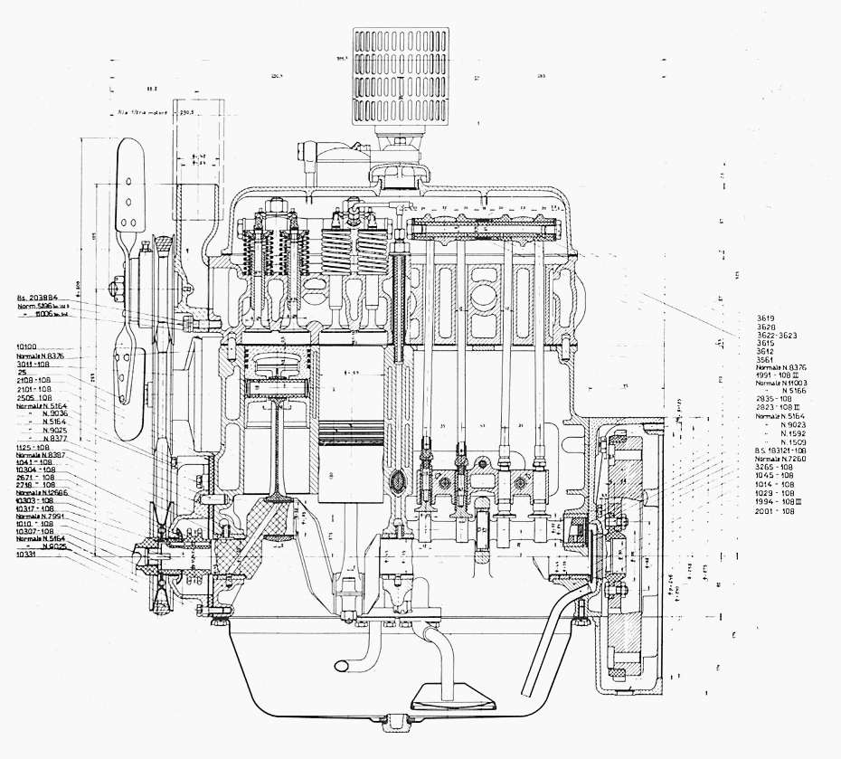 The 1934 Fiat 508S Balilla was given an overhead valve four cylinder engine producing 36bhp to go with its new four speed gearbox. (Picture courtesy zuckerfabrik24.de).