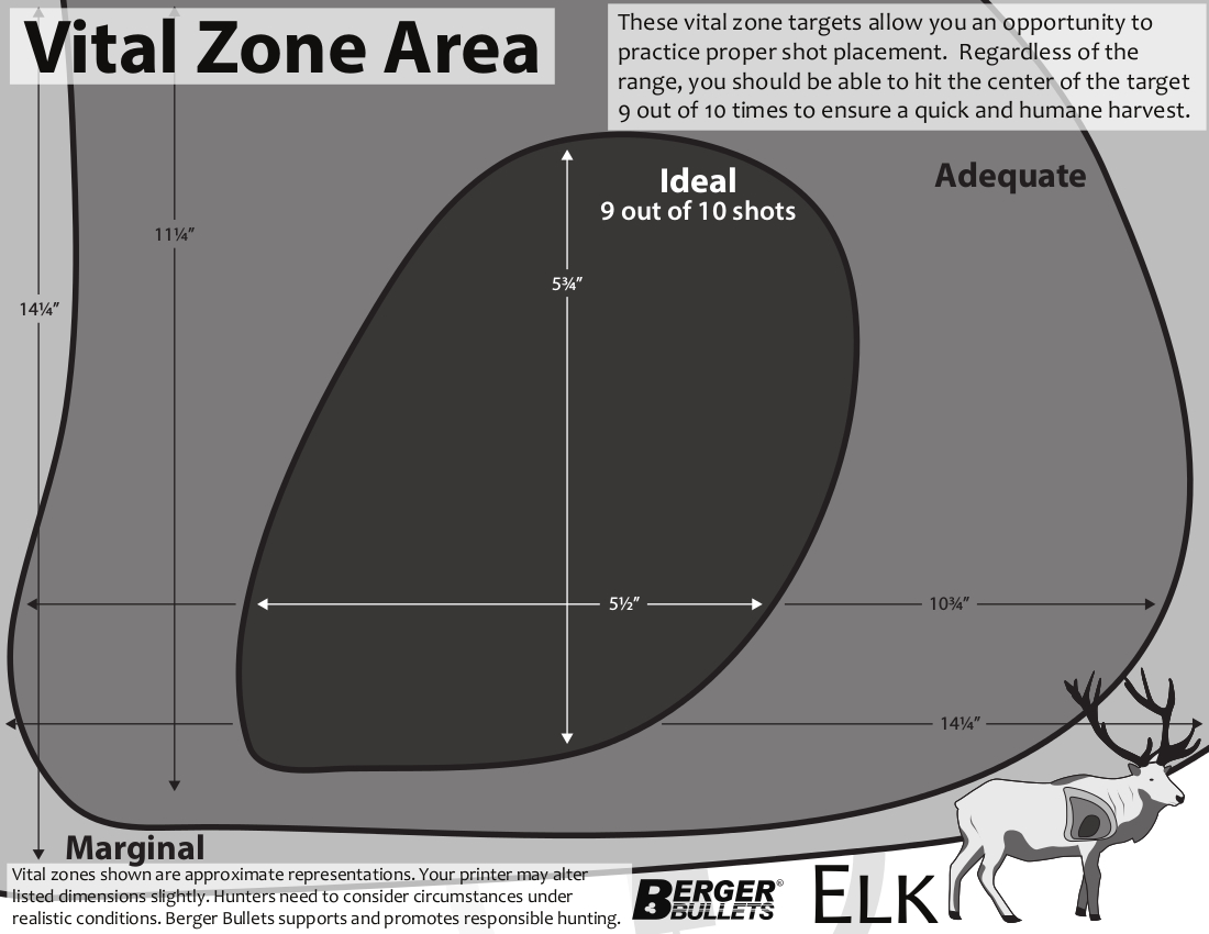 Free Vital Zone Targets from Berger Bullets - Revivaler