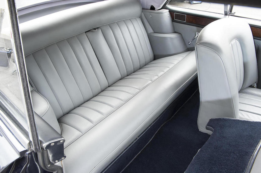 As a full length Rolls Royce the rear seat is luxurious and leg room is ample.
