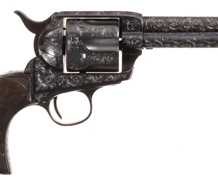 Engraved First Generation Colt Single Action Army Revolver