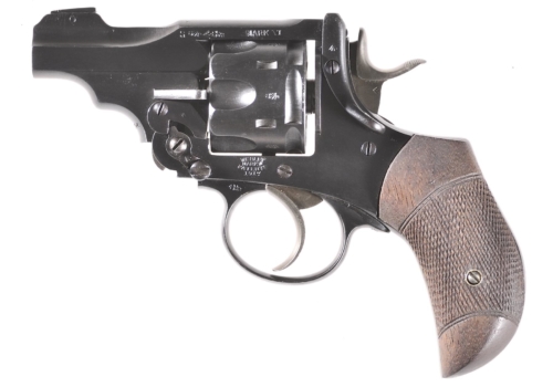 Webley & Scott Mk VI Snub Nose Revolver in 45 ACP