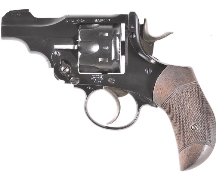 Webley & Scott Mk VI Snub Nose Revolver in 45 ACP