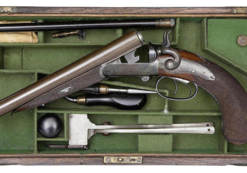 .577 Double Barrel Howdah Pistol